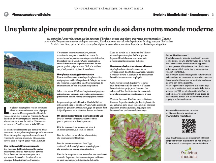 article de presse   matin dimanche   Evoleina